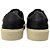 Tênis Casual Oficina Refine Slip Couro Preto Masculino - Imagem 3