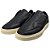 Tênis Casual Oficina Refine Slip Couro Preto Masculino - Imagem 5