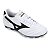 Chuteira Campo Mizuno Morelia Classic Md P Branco/Preto/Ouro - Imagem 1