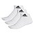 Kit 3 Meias Adidas Cano Baixo Light Branca 39-44 - Imagem 1