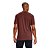 Camiseta Under Armour Sportstyle Left Chest SS Bordo Masculino - Imagem 3