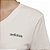 Camiseta Adidas D2m Solid Bege Feminino - Imagem 3