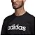 Camiseta Adidas Essentials Linear Preto Masculino - Imagem 3