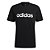 Camiseta Adidas Essentials Linear Preto Masculino - Imagem 1