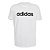 Camiseta Adidas Essentials Linear Branco Masculino - Imagem 1