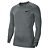 Camiseta Nike Manga Longa Nike Pro Top Ls Tight Cinza Masculino - Imagem 1