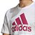 Camiseta Adidas Essentials Logo Branco/Rosa Masculino - Imagem 3
