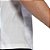 Camiseta Adidas Essentials Logo Branco/Rosa Masculino - Imagem 4