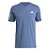 Camiseta Adidas Essentials 3s Azul Escuro Masculino - Imagem 1