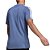 Camiseta Adidas Essentials 3s Azul Escuro Masculino - Imagem 3