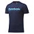 Camiseta Reebok Gs Linear Read Azul Marinho Masculino - Imagem 1