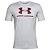 Camiseta Under Armour Sportstyle Logo Ss Cinza Claro Masculino - Imagem 1