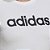 Camiseta Adidas Logo Linear Branco Feminino - Imagem 3