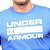 Camiseta Under Armour Team Issue Wordmark Ss Azul Masculino - Imagem 3