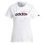 Camiseta Adidas Coração Branco Feminino - Imagem 1