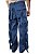 Calça Cargo Jeans Lisa Claro - Imagem 3