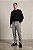 Calça Jeans Cinza Strass - Imagem 4