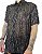 Camisa Franjas Brilhantes Preta - Imagem 1