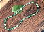 COLAR FOLHA COM QUARTZO VERDE - Imagem 1