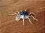 BROCHE ARANHA SODALITA LÁPIS LAZÚLI - Imagem 2