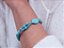 PULSEIRA EXÓTICA HOWLITA TURQUESA I - Imagem 1