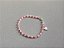 PULSEIRA QUARTZO ROSA E ÁGATA PEAU D'ANGE CORAÇÃO - Imagem 4