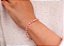 PULSEIRA QUARTZO ROSA E ÁGATA PEAU D'ANGE CORAÇÃO - Imagem 5