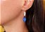 BRINCO GANCHO EXCLAMAÇÃO LÁPIS LAZULI - Imagem 1