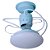 Ventilador de Teto Treviso Cartoon Azul Bivolt - Imagem 1