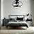 Ventilador de Teto Treviso Preto Confort LED Bivolt - Imagem 3