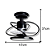 Ventilador de Teto Treviso Preto Confort LED Bivolt - Imagem 7