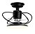 Ventilador de Teto Treviso Preto Fosco Elegance LED Bivolt - Imagem 2