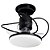 Ventilador de Teto Treviso Preto Elegance LED Bivolt - Imagem 1