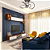 Ventilador de Teto Treviso Cromado Elegance LED Bivolt - Imagem 3