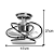 Ventilador de Teto Treviso Cromado Elegance LED Bivolt - Imagem 7