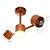 Ventilador de Teto Treviso Infinit LED Cobre Controle Remoto - Imagem 1