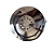 Difusor + Placa de LED para Ventilador de Teto Treviso Elegance - Cromado - Imagem 3