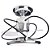 Ventilador de Teto Treviso Cromado Confort LED3000K Controle - Imagem 2