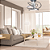 Ventilador de Teto Treviso Cromado Confort LED 3000K Bivolt - Imagem 3