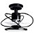 Ventilador de Teto Treviso Preto Confort LED 3000K Bivolt - Imagem 2