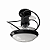 Ventilador de Teto Treviso Preto Bali Chave Parede Bivolt - Imagem 1