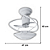 Ventilador de Teto Treviso Branco Bali Control Remoto Bivolt - Imagem 4