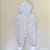 Fleece Infantil Bebê Macacão com Capuz - Ovelhinha Azul - Imagem 5