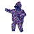 Macacão Primeiros Passos Fleece Confort Plus com Capuz - Espacial Azul - Imagem 1