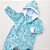 Macacão Primeiros Passos Fleece com Capuz - Bolinhas Azul - Imagem 2