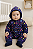 Macacão Bebê Fleece Confort Plus com Capuz - Espacial Azul - Imagem 1