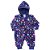 Macacão Bebê Fleece Confort Plus com Capuz - Espacial Azul - Imagem 1