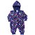 Macacão Bebê Fleece Confort Plus com Capuz - Espacial Azul - Imagem 2