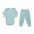 Conjunto Manga Longa Body Bebê Poliviscose Verde - Imagem 1