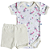 Conjunto Manga Curta Suedine Sereia Off White - Imagem 1